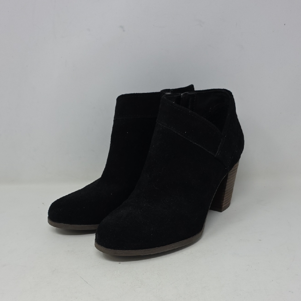 Koolaburra By UGG Elegant Black Suede Ankle Boots Women's Size 8